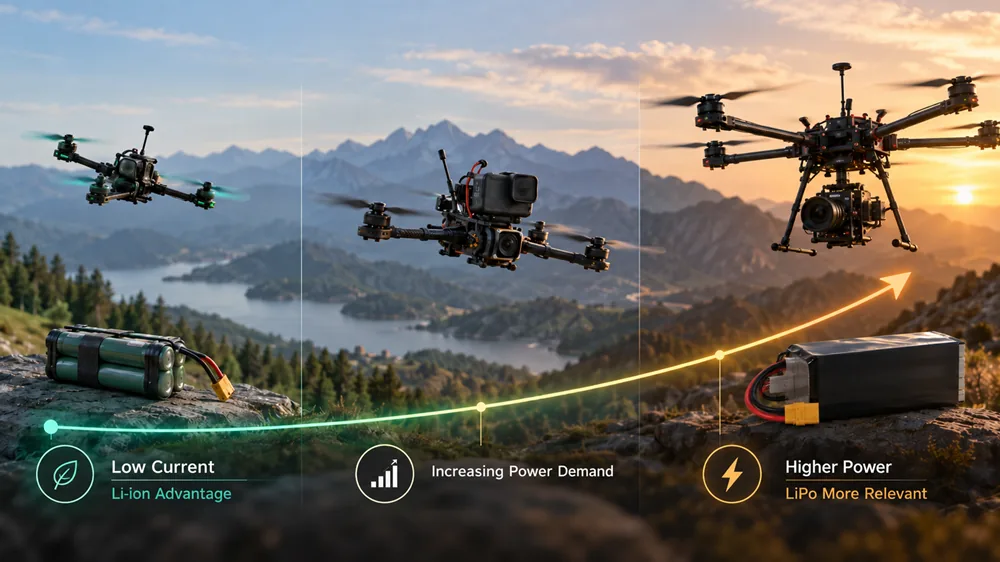 When LiPo Becomes More Relevant for Long-Range FPV When LiPo Becomes More Relevant for Long-Range FPV